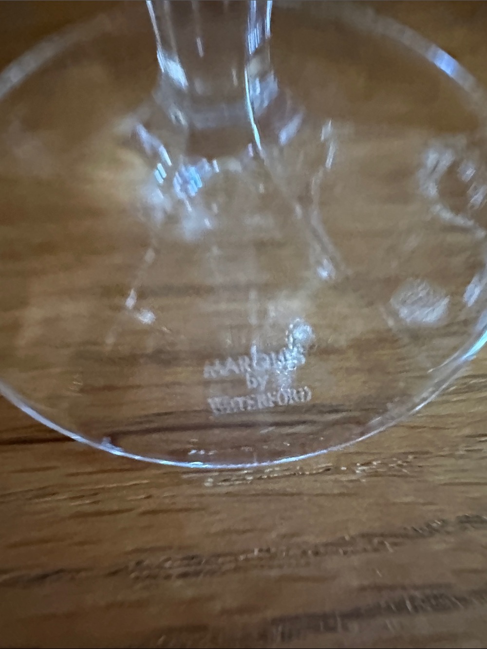 Crystal Cut Martini Glasses - Clear Glass (Set of 2). Marquis by Waterford - Picture 2 of 7